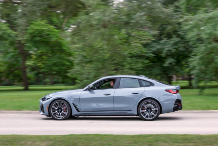android, 2022 bmw i4 m50 gran coupe review: electric rocket ship