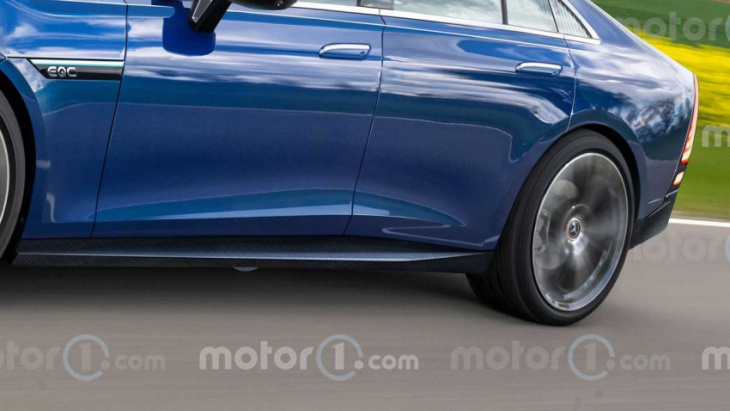 mercedes-benz eqc sedan rendering imagines a tesla model 3 competitor