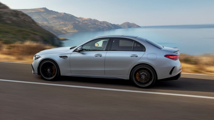 six things we learned riding in the new 680hp mercedes-amg c63