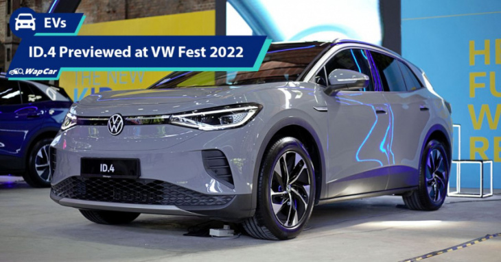 android, specs confirmed: volkswagen id.4 ev previewed in malaysia, full adas, 204 ps/310 nm, 519 km