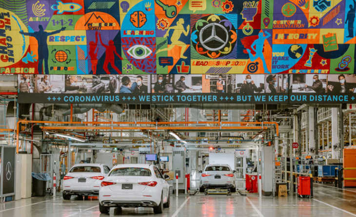 inside the mercedes-benz factory in east london – photos