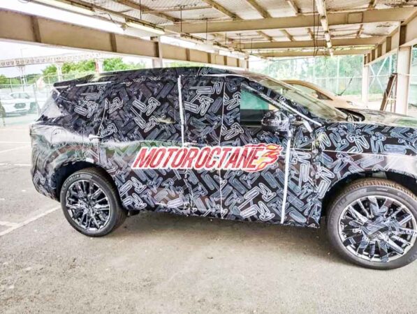 new nissan suv spied in india – rival to xuv700, harrier ?