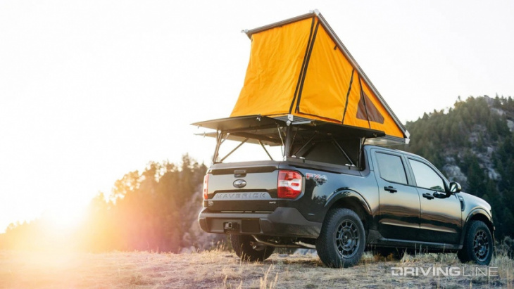 ford maverick camping 101: gear for overlanding in ford's compact pickup truck