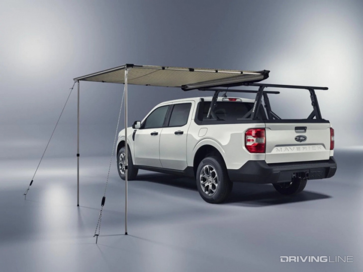 ford maverick camping 101: gear for overlanding in ford's compact pickup truck