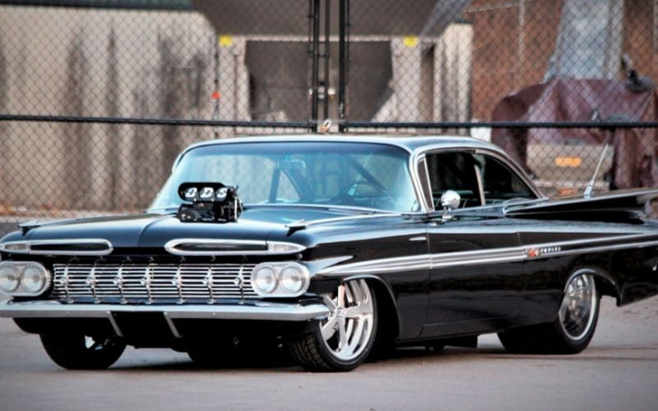 supercharged chevy impala build with 900 hp heads to mecum’s