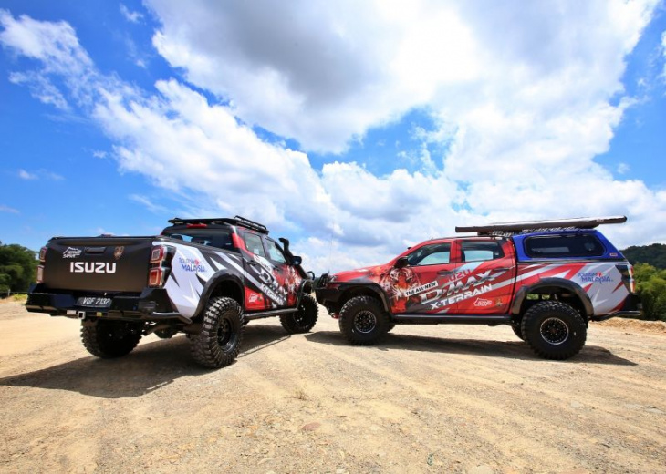off the runway and into the wilderness, isuzu d-max x-terrain gets ready to take on borneo safari