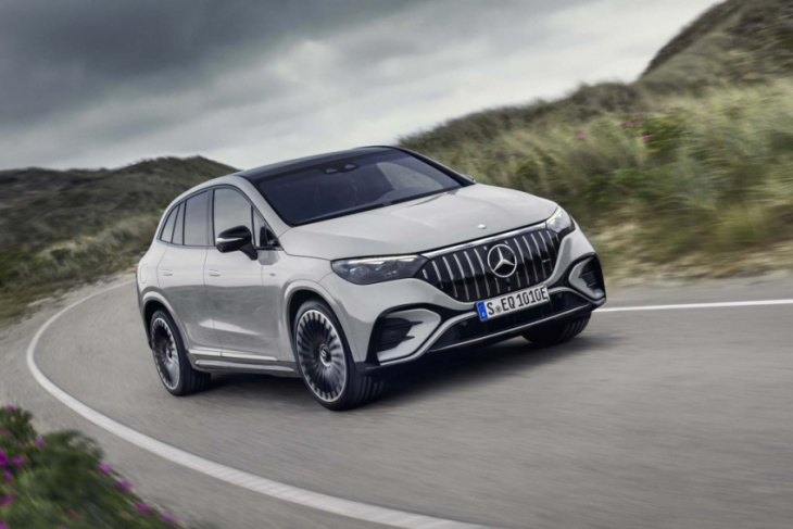 2023 mercedes-benz eqe suv revealed with up to 677 hp