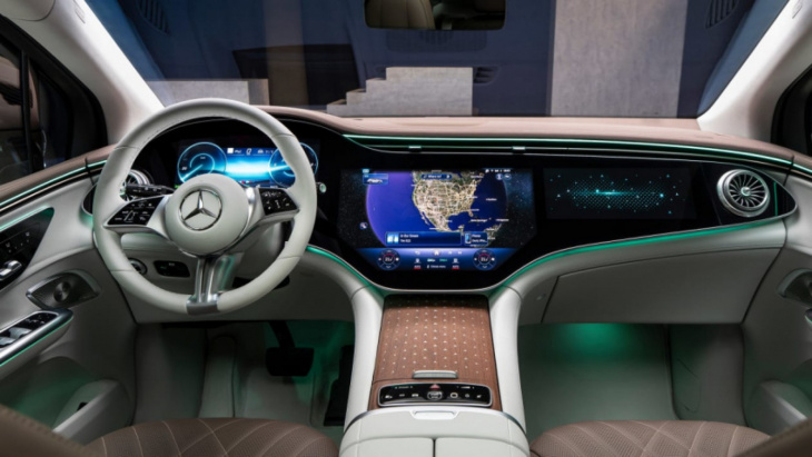 new mercedes eqe suv revealed with over 342 miles of range