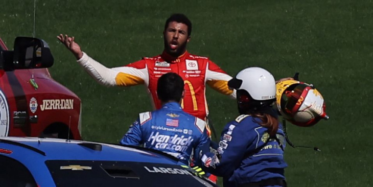 video: anger rages after on-track incident during vegas nascar race