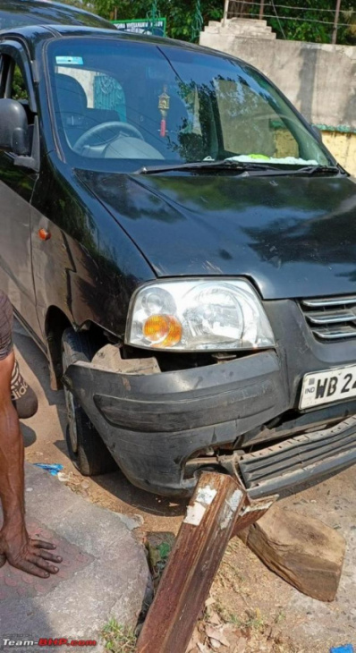 pics: an emotional farewell to my pre-owned 2004 hyundai santro xing