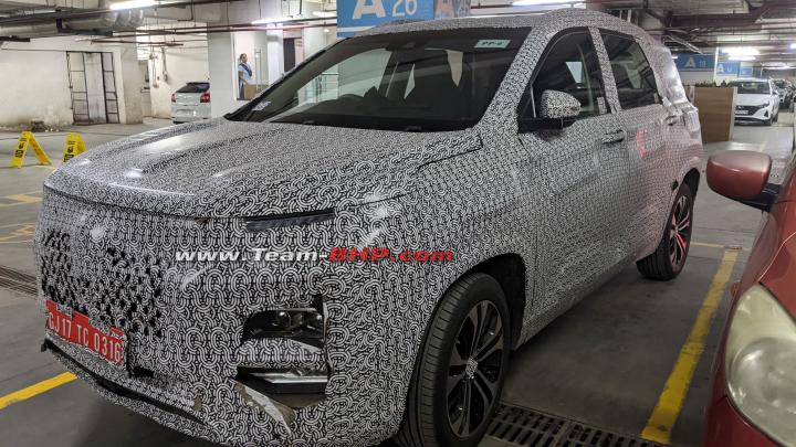 2022 mg hector automatic interior spied ahead of launch
