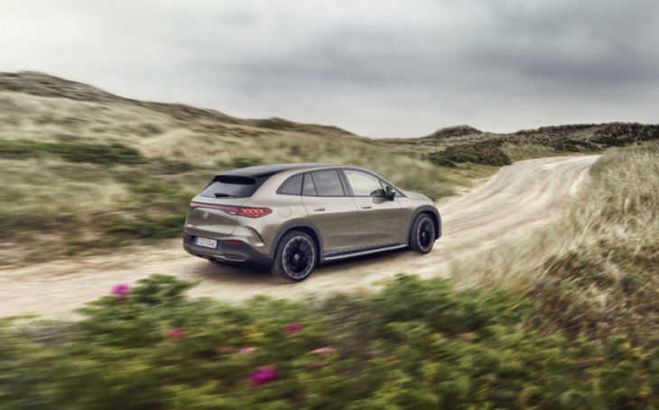 mercedes eqe suv unveiled with 367-mile range and 677bhp amg variants
