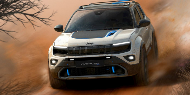 jeep’s fully electric avenger concept is built for off-roaders with ‘best-in-class’ capabilities