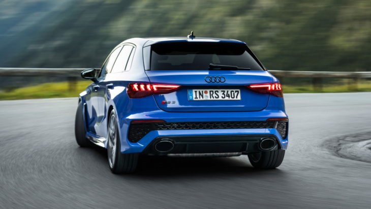 audi reveals 186mph rs3 performance edition with more power