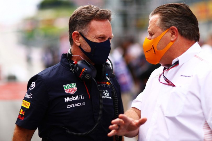 mclaren boss accuses red bull of 'cheating' in letter to fia over cost cap breach