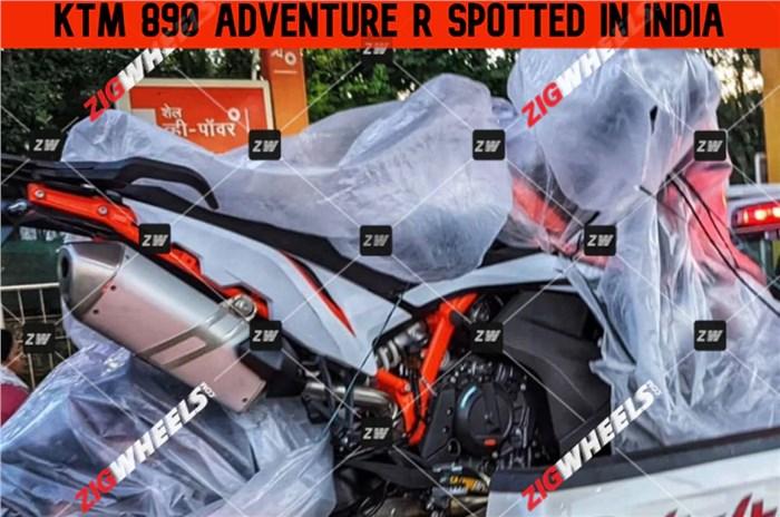 why is a brand-new 2023 ktm 890 adventure r in india?