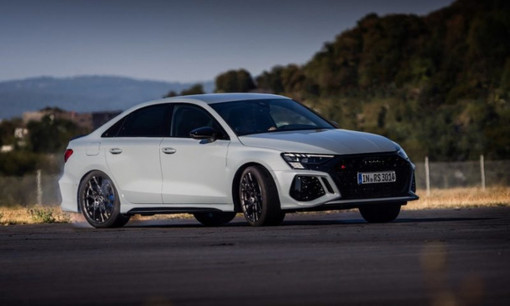 the audi rs3 performance edition means more power and performance