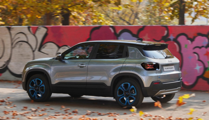 jeep unveils fully-electric avenger suv at paris motor show
