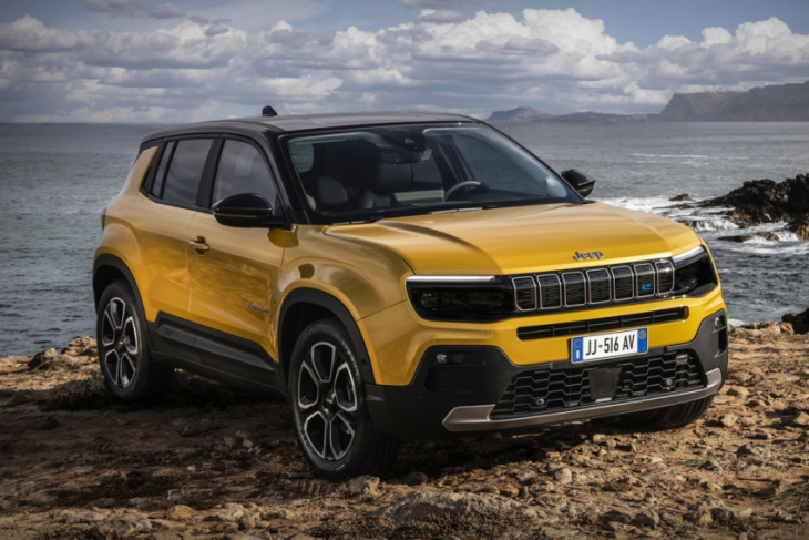jeep reveals all-electric avenger suv