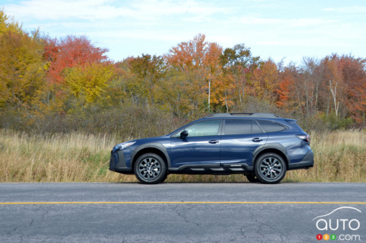 android, 2023 subaru outback first drive: two steps forward…
