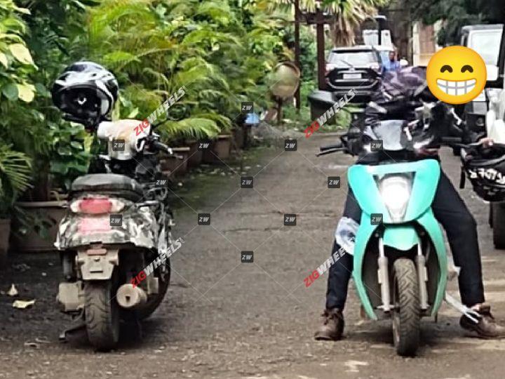 peugeot kisbee electric scooter spotted in india