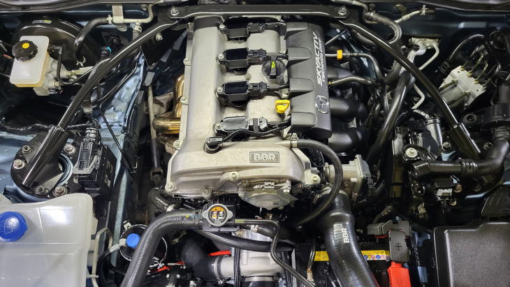 you want your mazda mx-5 to have this new bbr supercharger kit