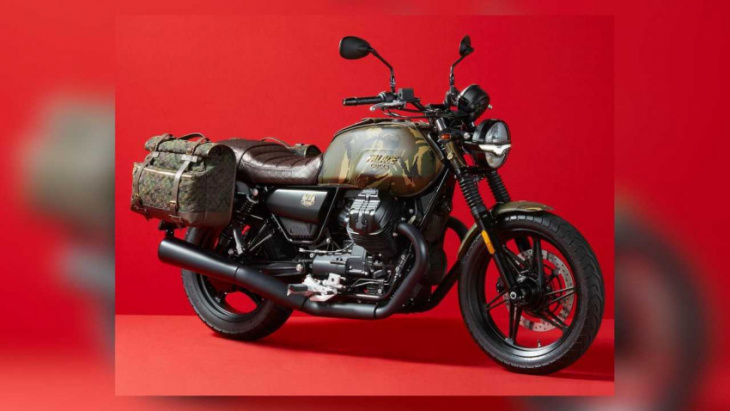 moto guzzi collaborates with palace and gucci on limited-edition v7