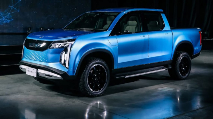 would you buy an iute? apple iphone maker unveils hilux-sized electric ute