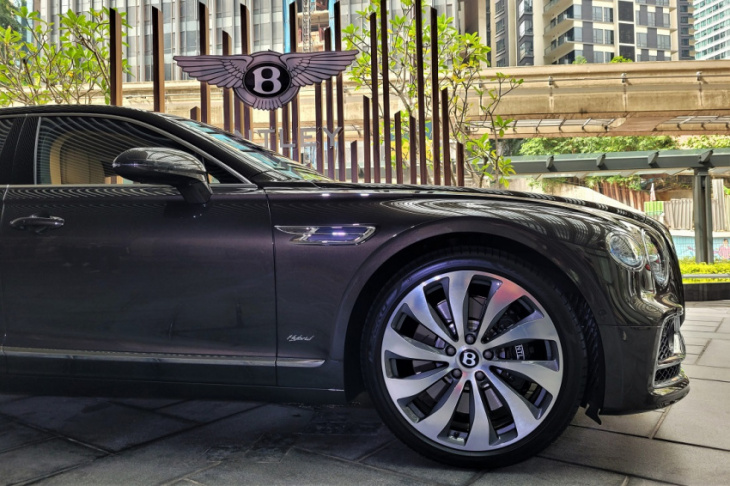 you will have to wait to get your bentley flying spur hybrid