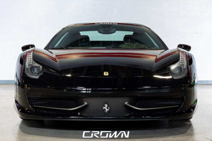 scintillating performance awaits you in this ferrari 458 spider from crown concepts