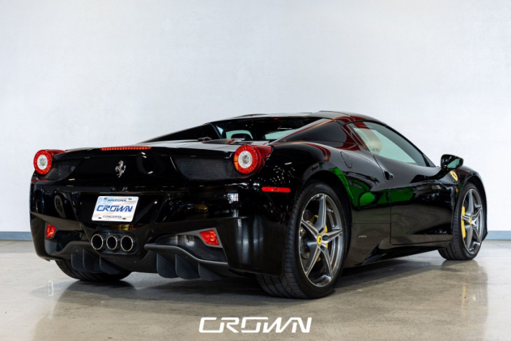 scintillating performance awaits you in this ferrari 458 spider from crown concepts