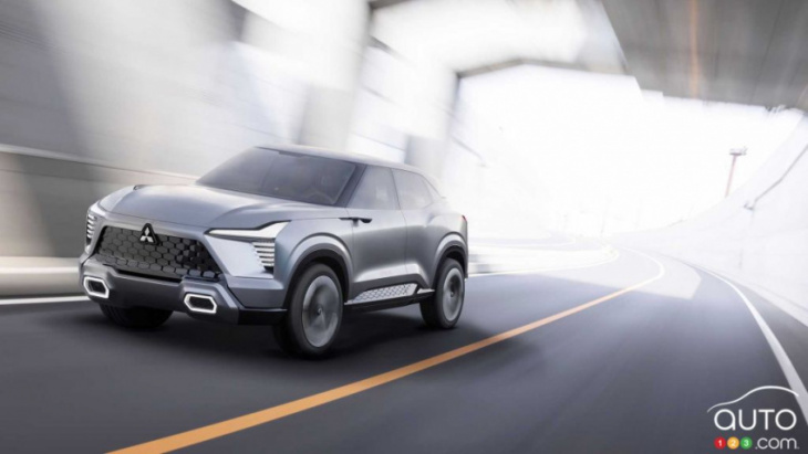 mitsubishi xfc concept shown ahead of full reveal
