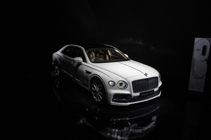 bentley flying spur hybrid wafts into singapore