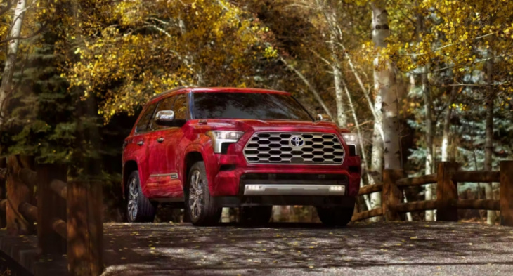 is the toyota sequoia bigger than the toyota land cruiser?