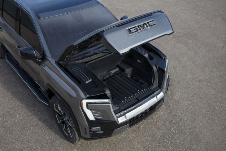 the gmc sierra ev wants you to forget all about the f-150 lightning