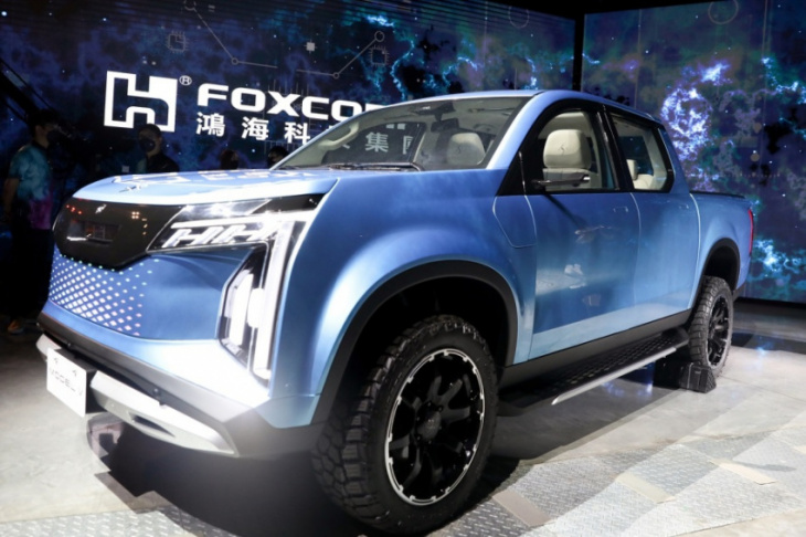 your next iphone (or tv) could be made next to this new foxconn pickup truck