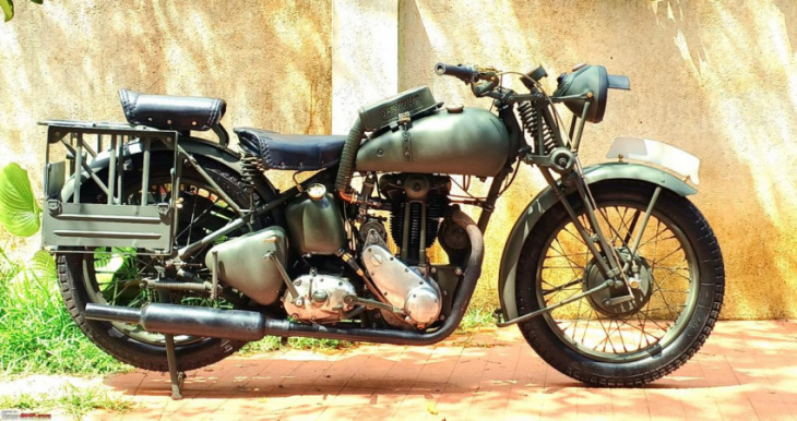 pics: completed restoration of my 1944 triumph 3 hw military motorcycle