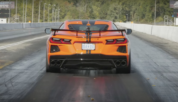 lingenfelter supercharged c8 corvette rips off easy 10-second pass