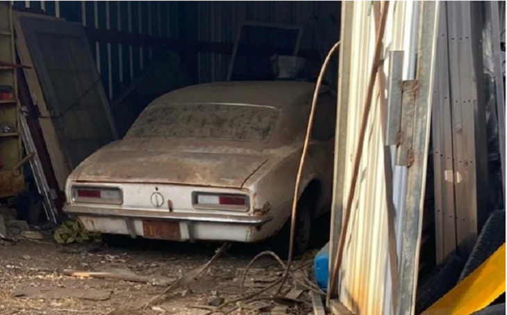 rescued from texas barn: 1967 chevrolet camaro