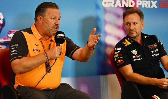 christian horner left 'appalled' by cost cap claims in debate with mclaren chief zak brown