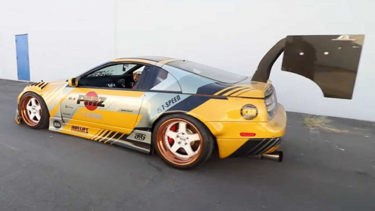 nissan 300zx with 2jz engine has a wing you definitely won't miss