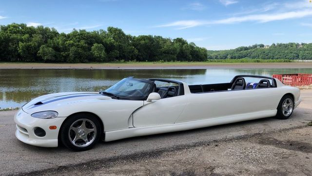 this $160,000 dodge viper stretch limo can be yours