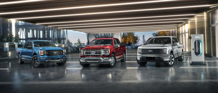the ford f-150 pickup truck outsold 31 brands, including tesla, jeep, and nissan