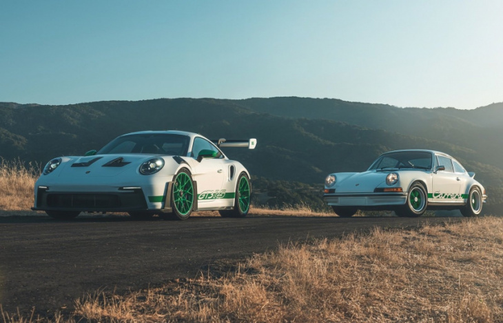 porsche 911 gt3 rs debuts ‘tribute to carrera rs’ package in the usa