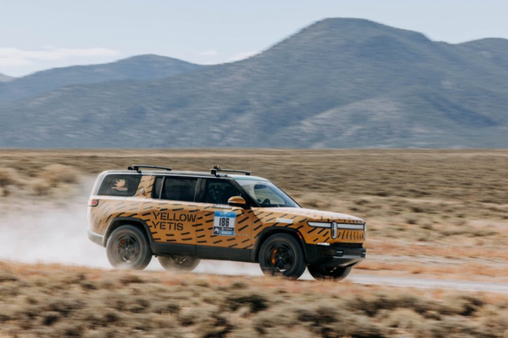 the 2022 rivian r1t and r1s boldly conquered the rebelle rally