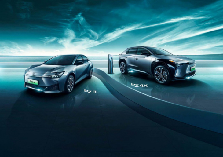 toyota debuts four-day electric sedan, the second model in bz ev family