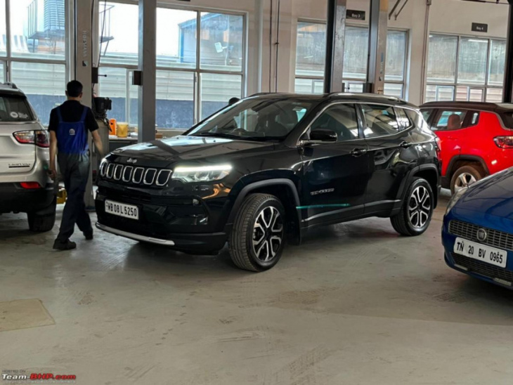 jeep compass 4x4 diesel at at 12000 km: first paid service experience