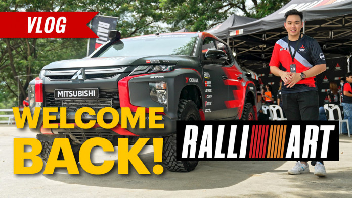 video: ralliart is back! checking out the mitsubishi triton rally truck in thailand