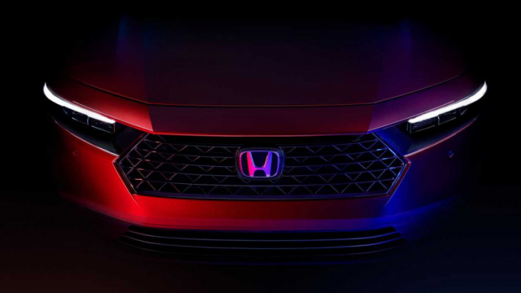 2023 honda accord teasers show new look, brand's largest-ever touchscreen