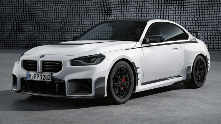 2023 bmw m2 with m performance parts fully revealed and it's a lot to take in